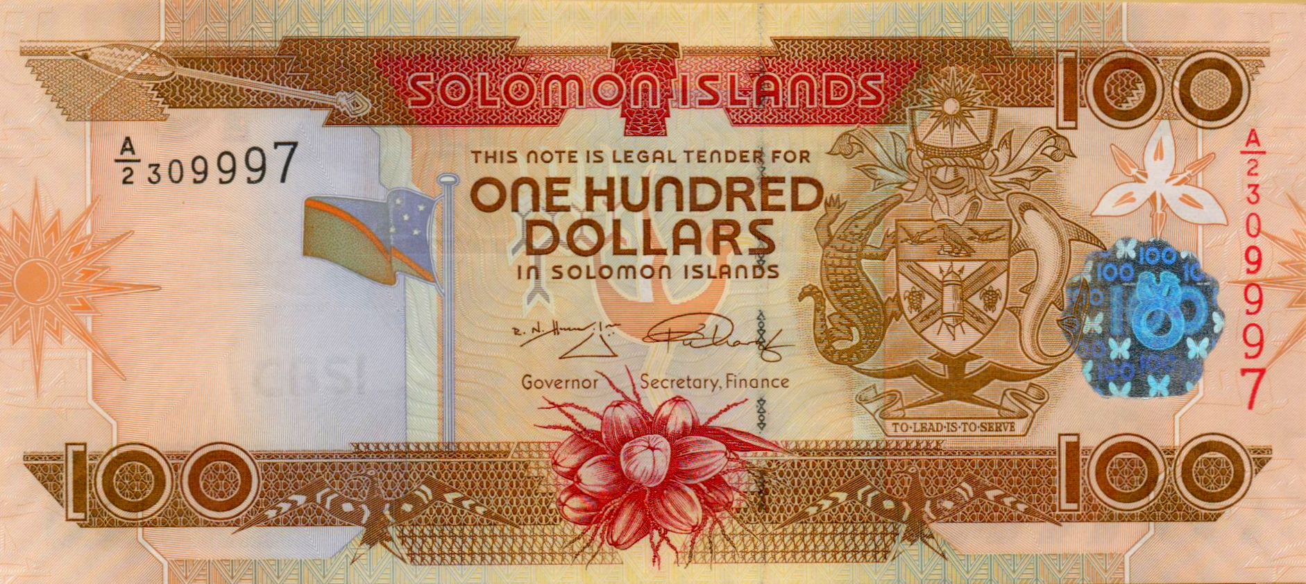 Solomon Islands 100 2004 UNC P-30/2
